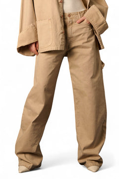 Pantaloni Charli carpenter in canvas barrel fit