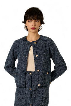 Giacchino Coco in denim bouclè
