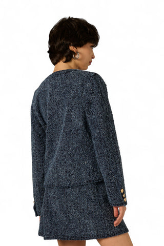 Giacchino Coco in denim bouclè