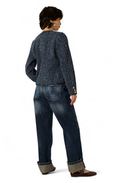 Giacchino Coco in denim bouclè