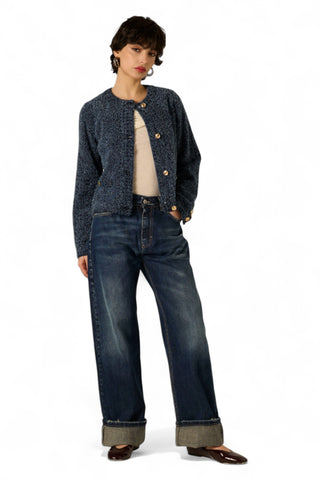 Giacchino Coco in denim bouclè