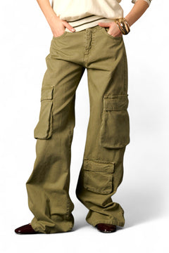 Pantaloni Cody cargo in canvas