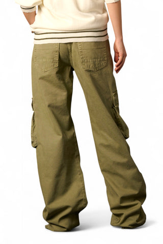 Pantaloni Cody cargo in canvas