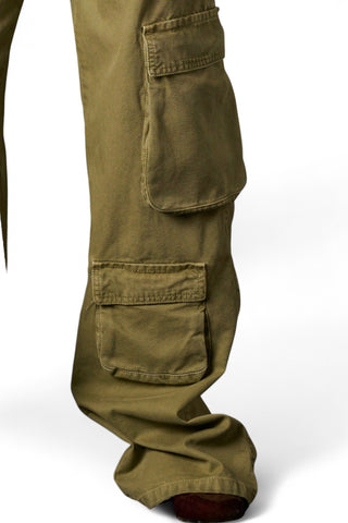 Pantaloni Cody cargo in canvas