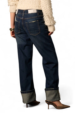 Jeans Drew straight in denim fermo