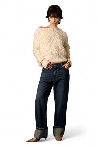 Jeans Drew straight in denim fermo