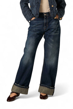 Jeans Eva in denim cimmosato