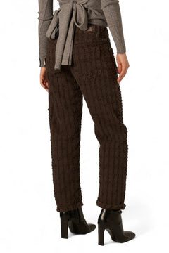 Pantaloni Giusy 90's fit in drill laserato