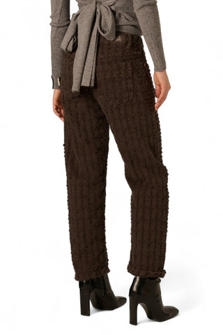 Pantaloni Giusy 90's fit in drill laserato