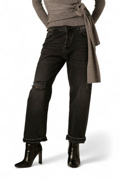Jeans Giusy 90's fit in denim nero