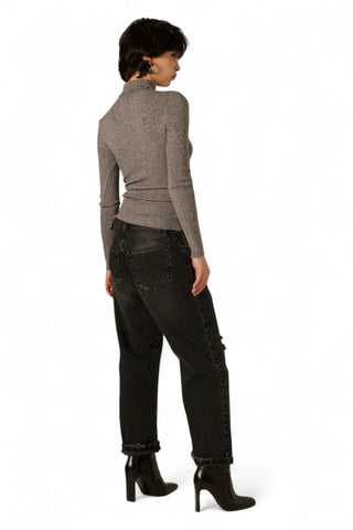 Jeans Giusy 90's fit in denim nero