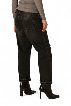 Jeans Giusy 90's fit in denim nero