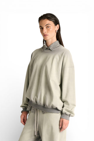 Felpa Vale oversize basic con lavaggio spraywash