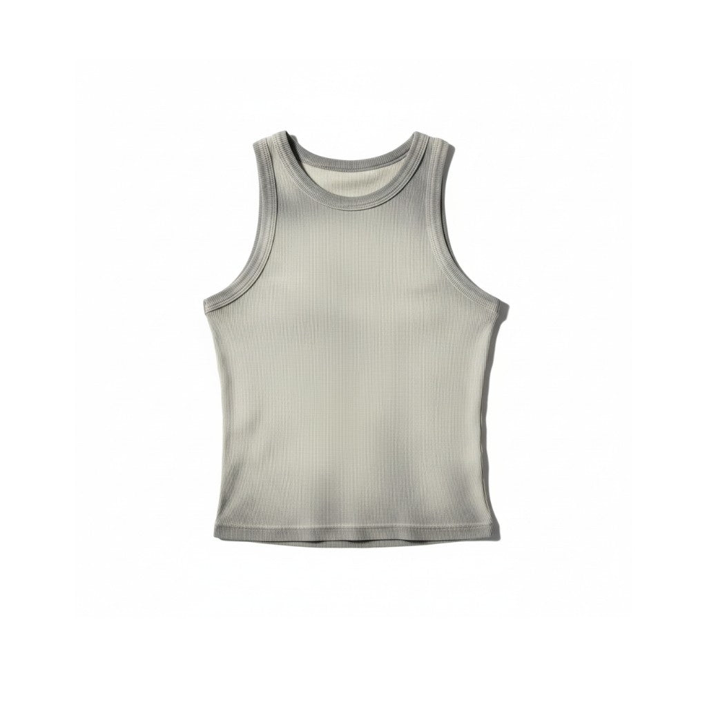 Canotta Isa slim in costina spraywash