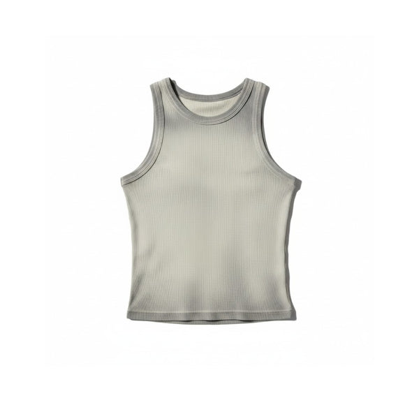 Canotta Isa slim in costina spraywash