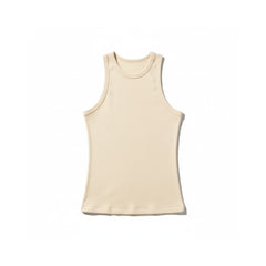 Canotta Lily basic in cotone misto lino
