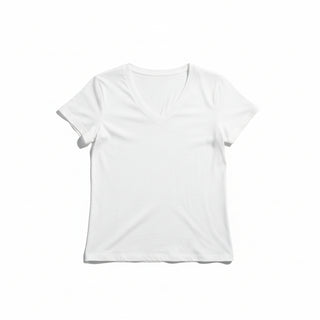 Shirt Olga in misto seta con scollo a V