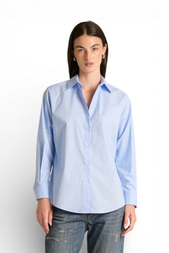Camicia Phoebe basic in popeline di cotone