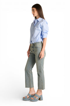 Camicia Phoebe basic in popeline di cotone