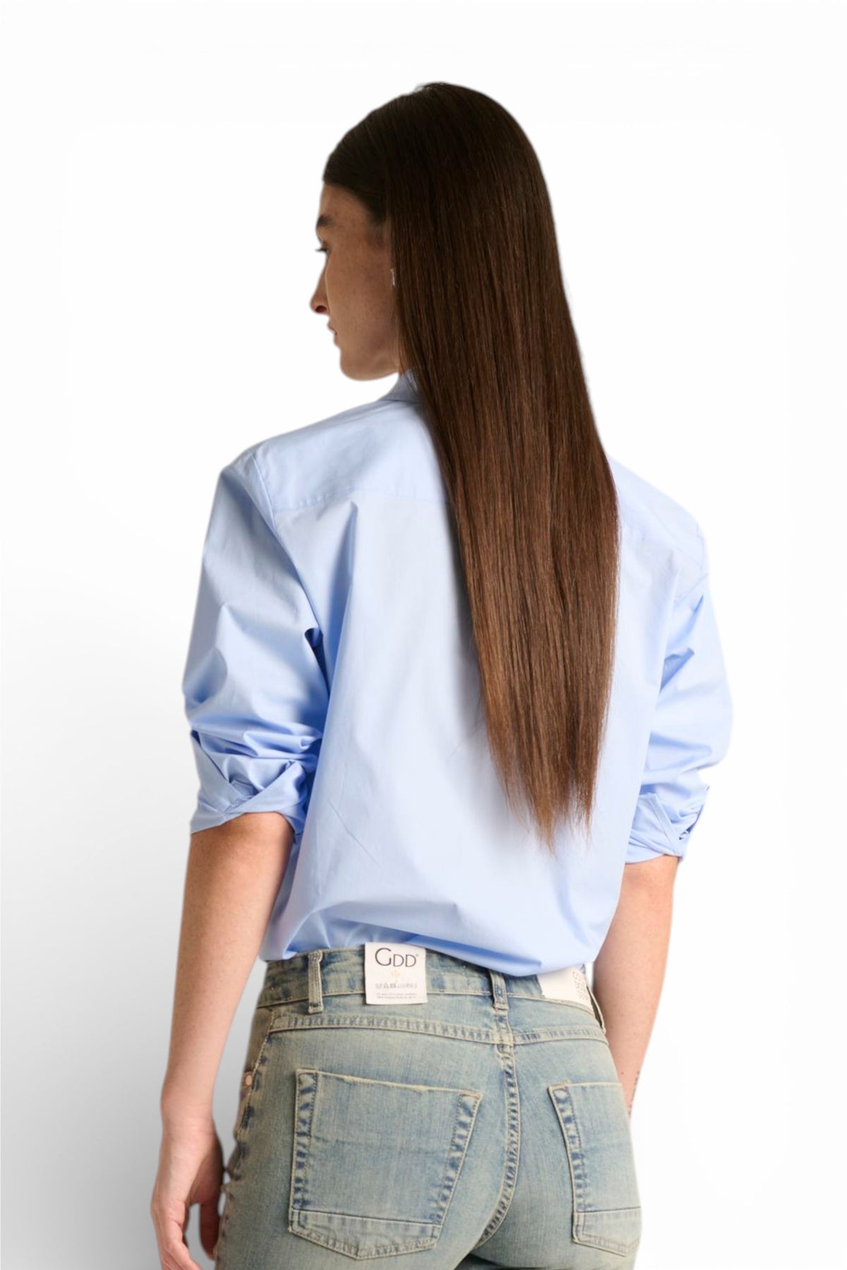 Camicia Phoebe basic in popeline di cotone
