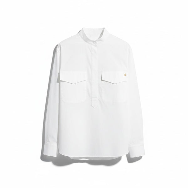 Camicia Kory box fit relaxed con tasche a toppa