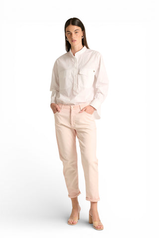 Camicia Kory box fit relaxed con tasche a toppa