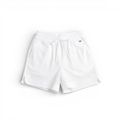 Shorts Lucas in popeline di cotone con elastico in vita
