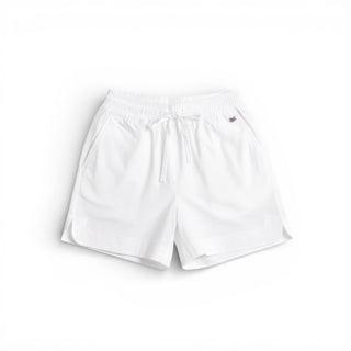Shorts Lucas in popeline di cotone con elastico in vita