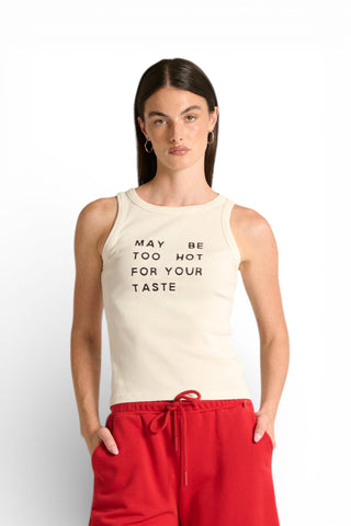 Canotta Yara in costina con stampa japan