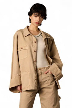 Giacca camicia Jody in canvas