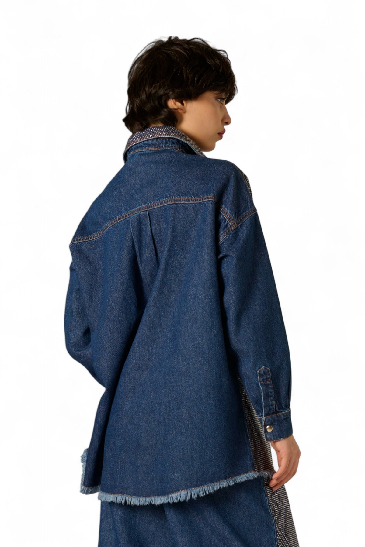 Giacca camicia Kira con applicazione