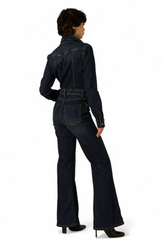 Jumpsuit Margot in denim stretch a zampa