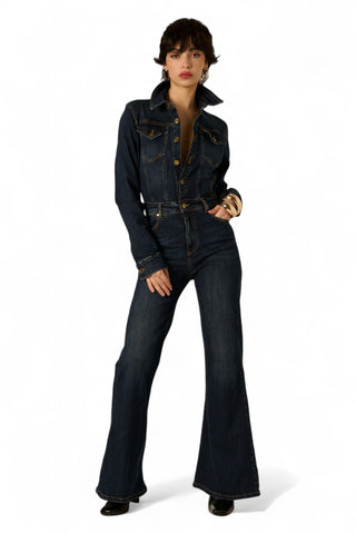 Jumpsuit Margot in denim stretch a zampa