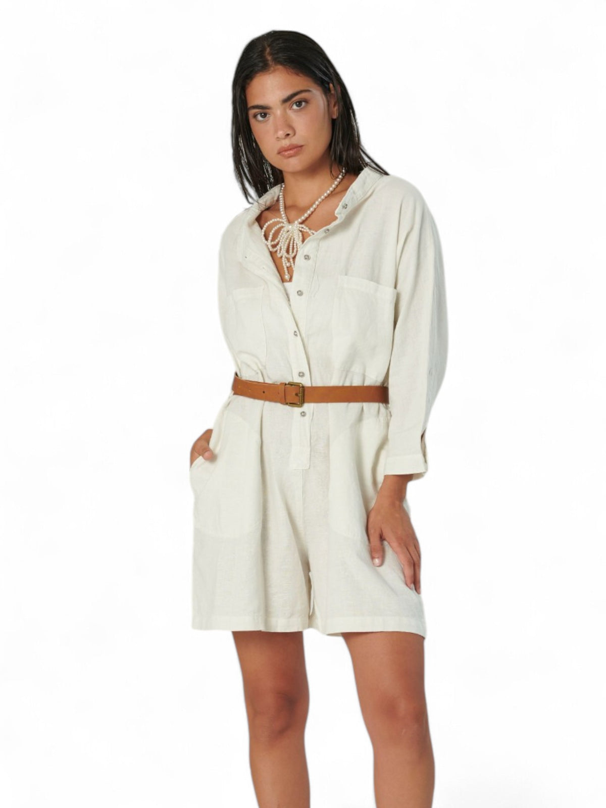 Mini jumpsuit MELY con cintura