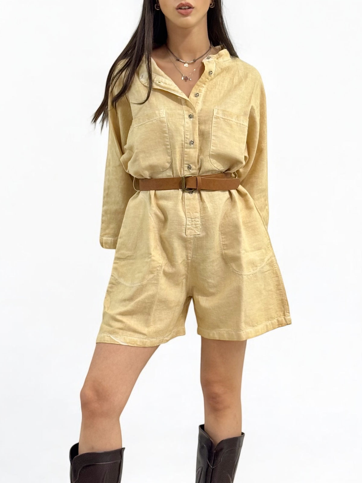 Mini jumpsuit MELY con cintura