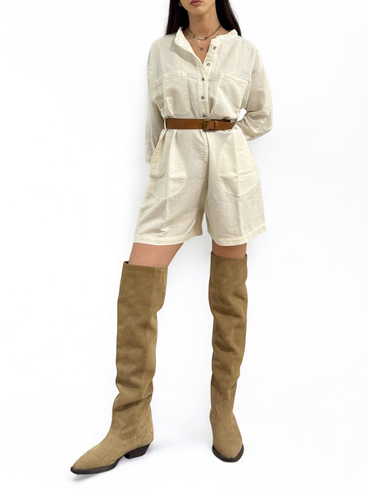 Mini jumpsuit MELY con cintura
