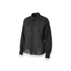 Camicia Yanira in mussola con manica a sbuffo