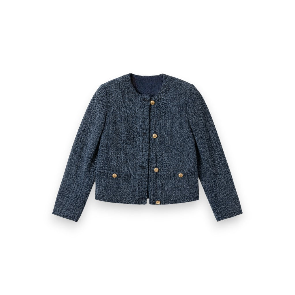 Giacchino Coco in denim bouclè