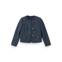 Giacchino Coco in denim bouclè