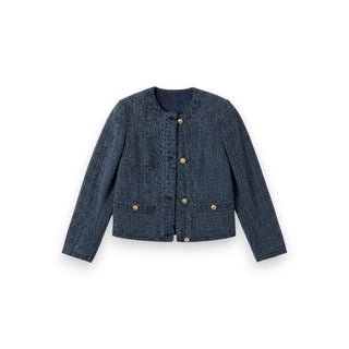 Giacchino Coco in denim bouclè