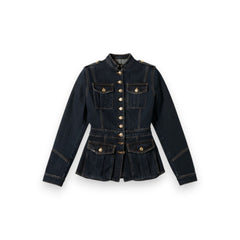 Giacca Jenna con tasconi in denim japan