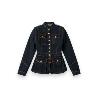 Giacca Jenna con tasconi in denim japan