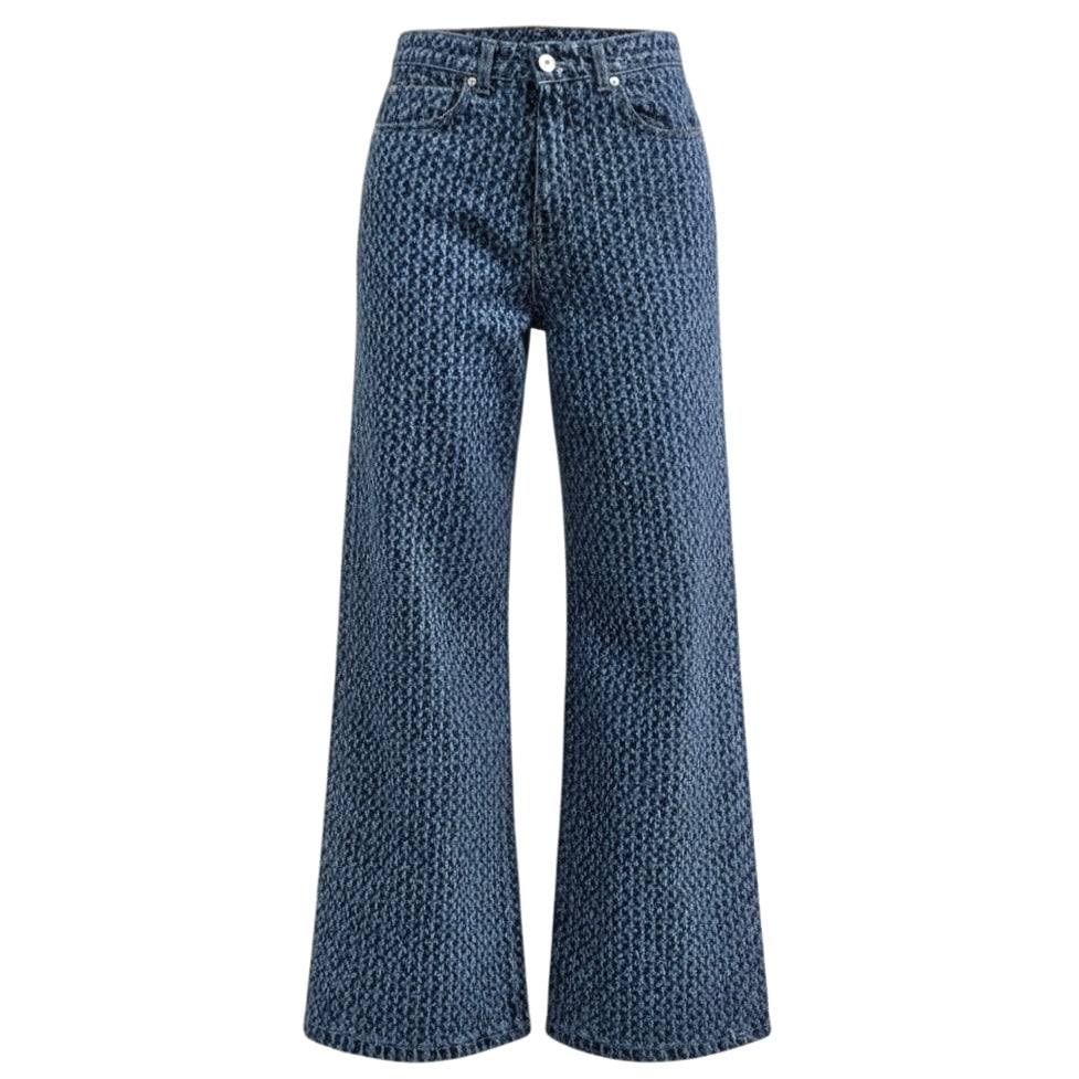 Jeans Amira comfy - dettaglio gamba palazzo che scende morbida
