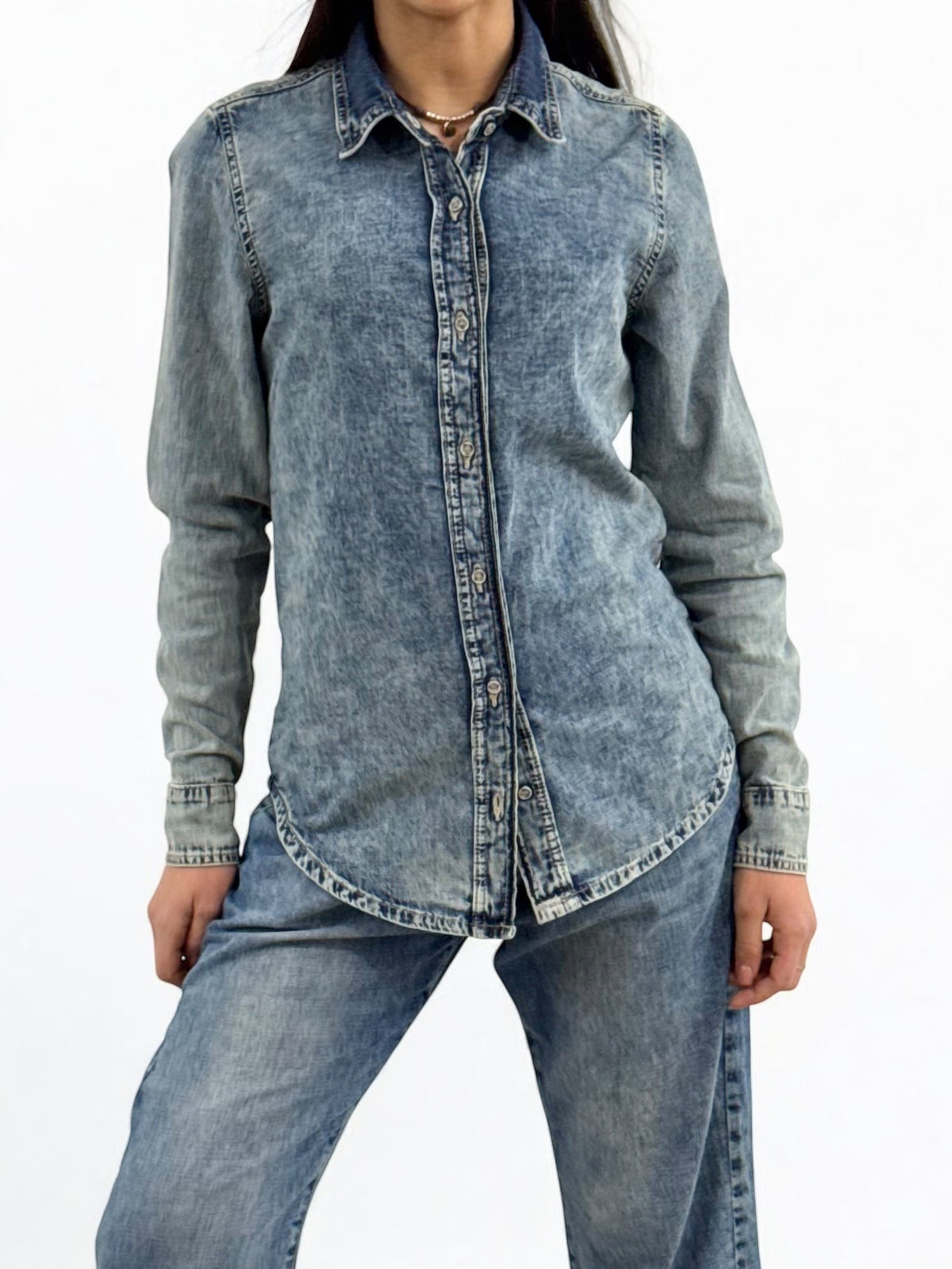 Camicia basic PARIS in denim