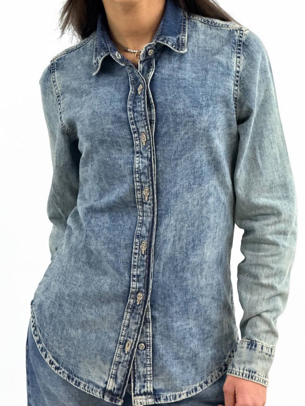 Camicia basic PARIS in denim
