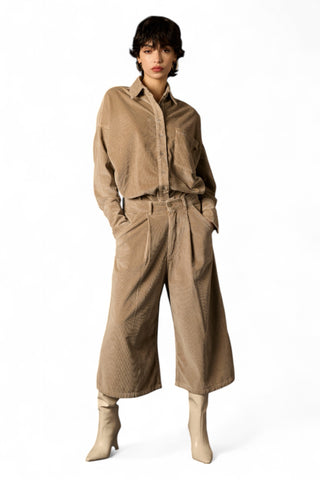 Camicione Peach in velluto misto modal