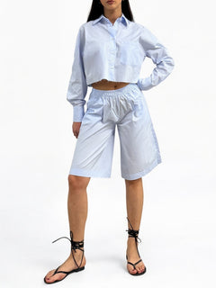 Camicia cropped PRUE