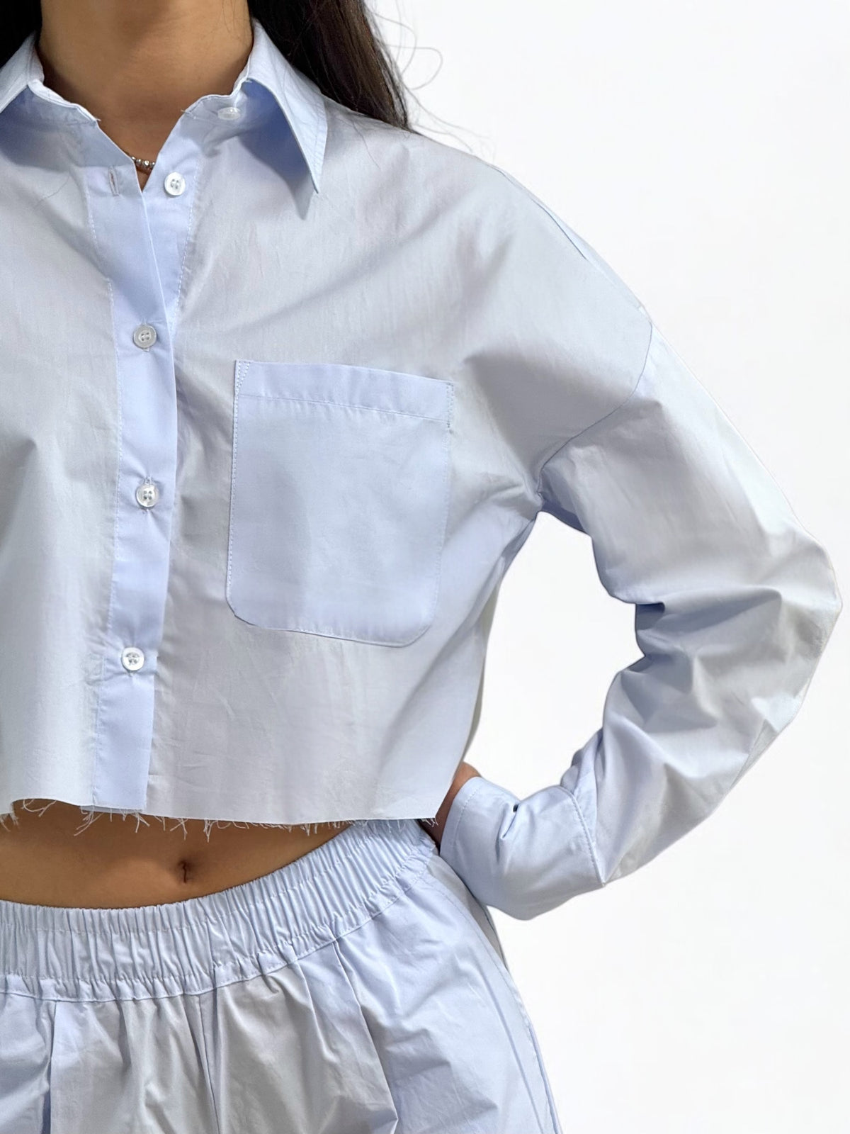 Camicia cropped PRUE