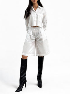 Camicia cropped PRUE