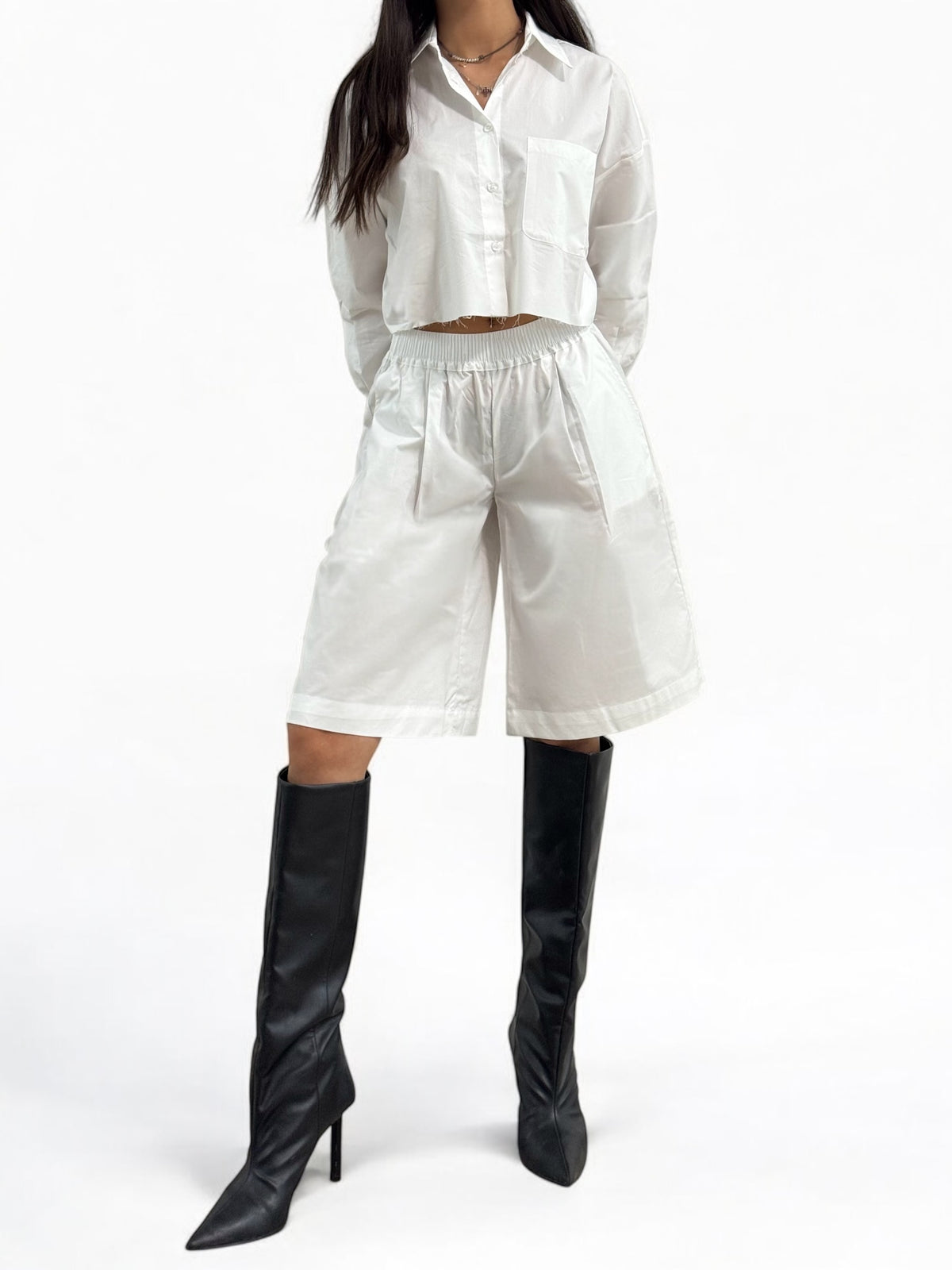 Camicia cropped PRUE